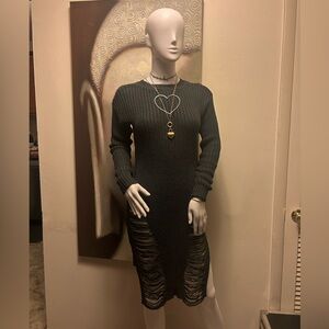 Love By Design Charcoal Knit Sweater